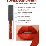 Uzun Süre Kalıcı Kadifemsi Kuruma Yapmayan Mat Likit Ruj - Matte Liquid Lipstick 520 Red Carpet - 520 Red Carpet Mat Bitişli Likit Ruj - 8 Saate Kadar Kalıcı Etki - Matte Liquid Lipstick