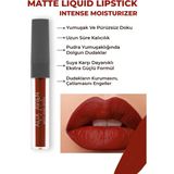 Uzun Süre Kalıcı Kadifemsi Kuruma Yapmayan Mat Likit Ruj - Matte Liquid Lipstick 524 Ruby Red - Mat Bitişli Likit Ruj - 8 Saate Kadar Kalıcı Etki - Matte Liquid Lipstick 524 Ruby Red