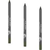 Uzun Süre Kalıcı Suya Dayanıklı Akma, Dağılma Yapmayan Yeşil Göz Kalemi - Extreme Khaki (3 Paketi) - Option-1