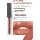 Uzun Süre Kalıcı Yapışkan His Bırakmayan Nemlendirici Dudak Parlatıcısı - Lipgloss 10 Sweet Caramel