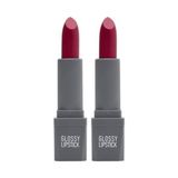 Uzun Süre Kalıcı Yoğun Renk Veren Nemlendirici Parlak Ruj - Glossy Lipstick 318 (2 Paketi) - Option-1