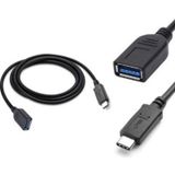 Uzun Type-C Otg 1 Metre Typec Otg 1 Metre Type C Erkek USB Dişi Kablo