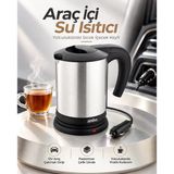 Uzun Yol ve Seyahatlerde Kullanıma Uygun 12V Araç Çakmak Girişli Taşınabilir Su Isıtıcı