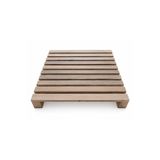 UZUNHELVACI AHŞAP Masa Altı Ayaklık Koyma Standı Ayak Rampası 50x40 Ön Yük 5 Cm. Arka YÜK 15 Cm. Renk NATÜREL