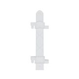 Uzunluk - Köşe - Kenar Tamamlama Çiti - 50 Cm Yükseklik Çit ile Uyumludur (Beyaz)