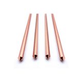 uzunoğlu bakır ürünleri Bakır Topraklama Çubuk 12mm Klemens Çap 600mm Boy12x600mm Çubuk