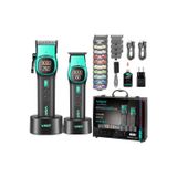 V-885 S2 Profesyonel Dijital Tıraş Makinesi Seti - Clipper - Trimmer - Çantalı