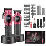 V-886 S2 Profesyonel Saç Sakal Tıraş Makinesi Seti IPX7 Combo - 2'li Set