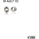 V-Coil M 4x0,7 Tırnaklı 1,0d Helicoil Yay Inox (1 Adet) 07207