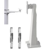 V-Fiabilidad V-Fiabilidad CCTV Duvar Montaj Döngü Braketi, 27 cm Uzun Kol Desteği İzleme Direği Çember Braketi Gözetleme Kamerası Duvara Monte/Direğe Monte CCTV Güvenlik Kamerası PTZ Kubbe için