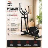 V-Fit By Voit Runmate Manyetik Eliptik Bisiklet | Sessiz Çalışan, Elden Nabız Ölçerli - Selesiz