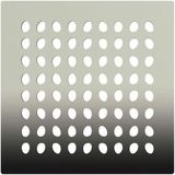 V-Flow Kare 5607288 Yalıtımlı Duş Kanalı, Alttan Çıkışlı, 15x15 cm, DK 200 Kapak, Parlak Krom