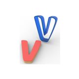 V Harfi Kurabiye Kalıbı RP11221