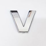 V Harfi Villa Tipi Krom Yapışkanlı 9 Cm Harf
