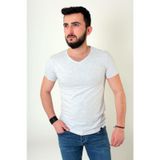 V Yaka Basic Tişört