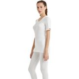 V Yaka Kısa Kol Unisex Beyaz Termal İçlik C3T6N2O1 - XL