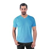 V Yaka Tişört, Açık Mavi (113e240) T-shirt, Tshirt, Kısa Kollu
