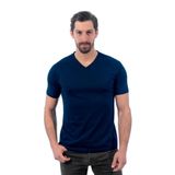 V Yaka Tişört, Lacivert (113e245) T-shirt, Tshirt, Kısa Kollu