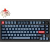 V1 Max Rgb Tkl Mekanik Red Switch 2.4 Ghz Kablosuz Ingilizce Siyah Klavye - Çok Renkli
