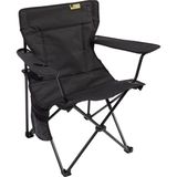 V2 Siyah Lüks Kamp Sandalyesi Xl - 6456 Ecorce Tube Marron - Polyester