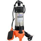 V250F Bıçaksız Drenaj Pompası Bakır Sargılı Termik Korumalı Sargı 0.25KW 0.33HP