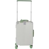 V2523 Pc Valiz 55 cm - Bej - Yeşil