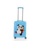 V307 Abs Çocuk Valiz-Mavi-Panda Baskı