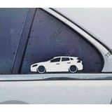 V40 Cross country Kelebek Cam Araba oto Sticker 19 cm 2 Adet