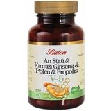 V5 Arı Sütü Kırmızı Ginseng Polen Propolis Tablet