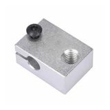 V6 3D Yazıcı Alüminyum Extruder Isıtıcı Blok 1.75 / 3.0mm Filament Uyumlu