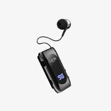 V80 Makaralı Titreşimli Göstergeli Bluetooth Silikonlu Kulaklık
