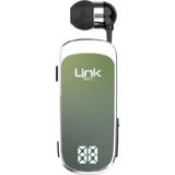 V81 Makaralı Titreşimli Bluetooth Kulaklık Yeşil - Çok Renkli