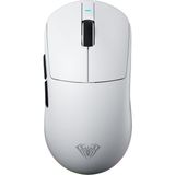 V9 Pro 26000 Dpı PAW3395 Sensör 8000Hz Tri-Mode Kablosuz Oyuncu Mouse Rgb Omron Switch Beyaz