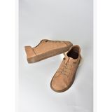 V999060501 Taba Hakiki Deri Nubuk Kadın Spor Ayakkabı Sneakers