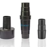 VACEXT Evrensel Vakum Hortumu Adaptör Kiti Redüktör Eklentisi Seti Dönüştürücü 1 1/2" ila 1 1/4" arası 1 3/8" ila 1 1/4" Toz Hortumu Bağlantı Noktası Adaptörü