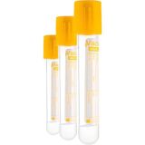 Vacusel Biyokimya Tüpü Sarı Kapak 200 Adet 5ml