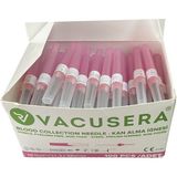 Vacusera Vacutainer Pembe Uç 18G (1.2X38MM) (100 Adet) 2 Kutu