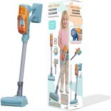 Vacuum Cleaner Sesli Pilli Kablosuz Oyuncak Dikey Elektrik Süpürgesi