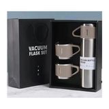 Vacuum Taşınabilir Çelik Termos - 500 ml - Gri