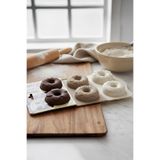 Vadi Chefmate 6'lı Desenli Silikon Isıya Dayanıklı Muffin Donut Kalıbı - Çikolata, Kek ve Pasta Kalıbı