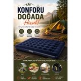 Vadi Çift Kişilik Şişme Yatak Konforlu Şişme Kamp ve Seyahat Yatağı