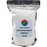 Vadi Kimya Sodyum Poliakrilat (Hidrojel) - 100 gr - Beyaz