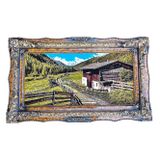 Vadiye Bakış Adlı İran Tebriz Halı Tablo 123x73cm - Duvar Halı Kilim Tablo