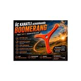 Vaelmont Aerodinamik 3 Kanatlı Bumerang, Açık Hava Spor ve Eğlence Aracı Plaj Oyuncakları - Siyah - 0 - 1 Yaş