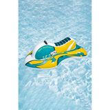 Vaelmont Çocuk Şişme Jet Ski Binici, Eğlenceli ve Güvenli Deniz Oyuncağı Plaj Oyuncakları - Siyah