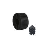 Vaelmont Çok Amaçlı Kauçuk Kenar ve Köşe Koruyucu - 2 Metre Set Koruyucu ve Kilit - Siyah