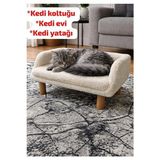 Vaelmont Çok Fonksiyonlu Kedi Yatağı ve Evi - Çok Amaçlı Konfor Kedi ve Köpek Yatağı - Seçenek 1 - Siyah