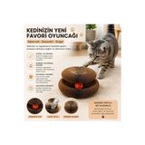 Vaelmont Eğlenceli Akordiyon Karton Kedi Oyuncağı, Nane ve Top Hediyeli Kedi Tırmalaması - Seçenek 1