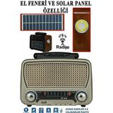 Vaelmont Güneş Enerjili Nostaljik Radyo ve Çok Fonksiyonlu Müzik Çalar - Siyah