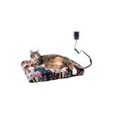 Vaelmont Isıtmalı Kare Silinebilir Kedi ve Köpek Yatağı, Yıkama Kolaylığıyla 45X45X5 cm - Seçenek 1 - Siyah